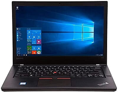 Lenovo ThinkPad T470 intel 6th Gen Core i5 Laptop, 8 GB RAM, 256GB SSD, 14 inch (36.83 cms), Windows 10 (Upgraded), MS Office, Black (Renewed)