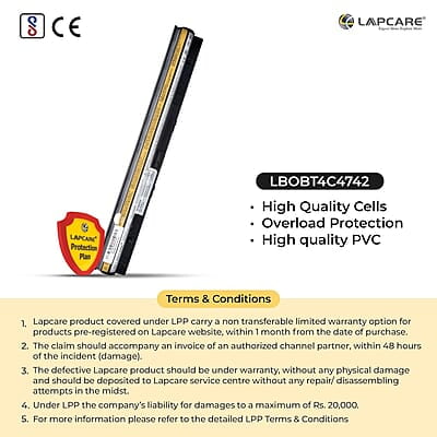 Lapcare L12L4E01 121500176 Laptop Battery for Lenovo Eraser G50-80 Z40 Z40-70 Battery Lapcare L12L4E01 121500176 Laptop Battery for Lenovo Eraser G50-80 Z40 Z40-70 Battery