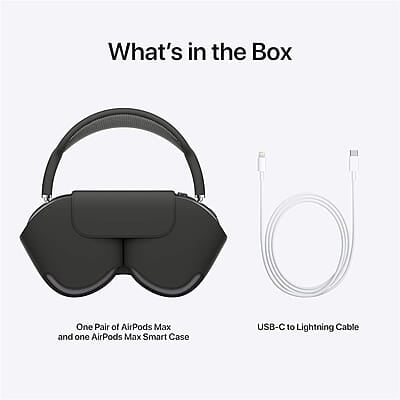 AirPods Max Wireless Over-Ear Headphones, Active Noise Cancelling, Transparency Mode, Personalized Spatial Audio, Dolby Atmos, Bluetooth Headphones for iPhone – Space Gray AirPods Max Wireless Over-Ear Headphones, Active Noise Cancelling, Transparency Mode, Personalized Spatial Audio, Dolby Atmos, Bluetooth Headphones for iPhone – Space Gray