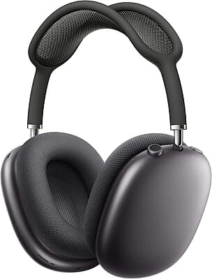 AirPods Max Wireless Over-Ear Headphones, Active Noise Cancelling, Transparency Mode, Personalized Spatial Audio, Dolby Atmos, Bluetooth Headphones for iPhone – Space Gray AirPods Max Wireless Over-Ear Headphones, Active Noise Cancelling, Transparency Mode, Personalized Spatial Audio, Dolby Atmos, Bluetooth Headphones for iPhone – Space Gray