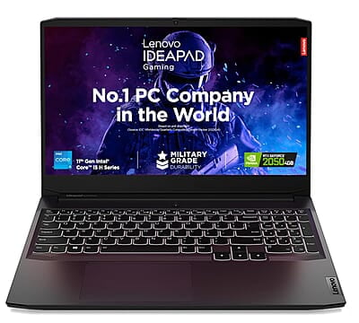 Lenovo IdeaPad Gaming 3 11th Gen Intel Core i5-11320H 15.6" (39.62cm) FHD IPS 144Hz Gaming Laptop (8GB/512GB SSD/Win 11/NVIDIA RTX 2050 4GB/Alexa/3 Month Game Pass/Shadow Black/2.25Kg), 82K101PBIN Lenovo IdeaPad Gaming 3 11th Gen Intel Core i5-11320H 15.6" (39.62cm) FHD IPS 144Hz Gaming Laptop (8GB/512GB SSD/Win 11/NVIDIA RTX 2050 4GB/Alexa/3 Month Game Pass/Shadow Black/2.25Kg), 82K101PBIN